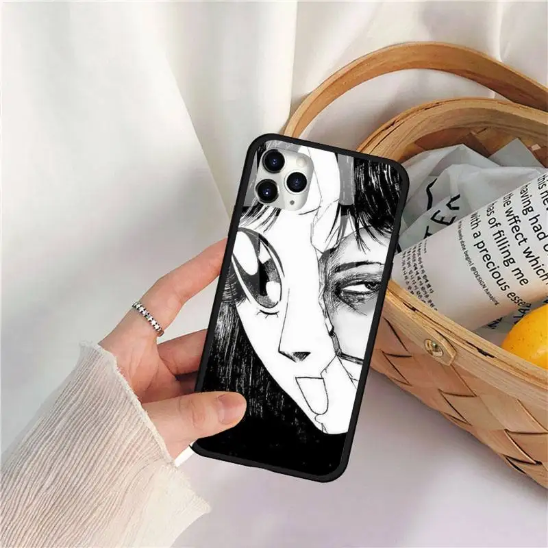 Junji Ito Tees Horror Phone Case Tempered glass for iPhone 11 12 mini pro XS MAX 8 7 Plus X XS XR
Junji Ito Tees Horror Phone Case Tempered glass for iPhone 11 12 mini pro XS MAX 8 7 Plus X XS XR