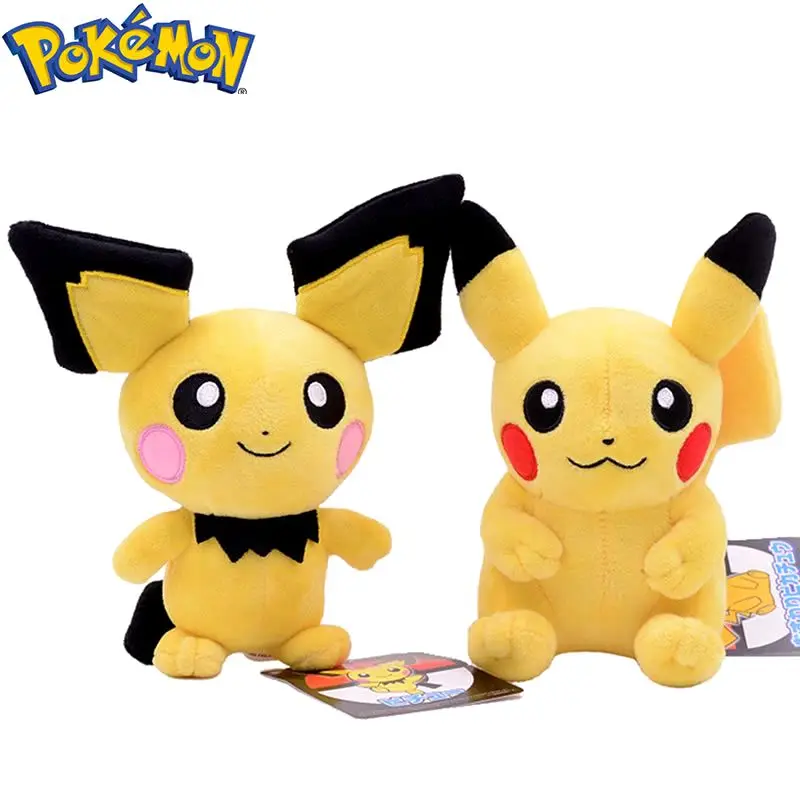 20CM Cute Anime Pokemon Pikachu Plush Dolls Kawaii Pokémon Pichu Short Stuffed Toys Cartoon Girl Children Birthday Gift
20CM Cute Anime Pokemon Pikachu Plush Dolls Kawaii Pokémon Pichu Short Stuffed Toys Cartoon Girl Children Birthday Gift