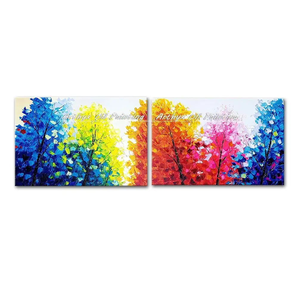 Arthyx,Art Handmade Four Seasons Trees Landscape Oil Painting on Canvas,Modern Abstract Wall Pictures For Living Room Home Decor
Arthyx,Art Handmade Four Seasons Trees Landscape Oil Painting on Canvas,Modern Abstract Wall Pictures For Living Room Home Decor