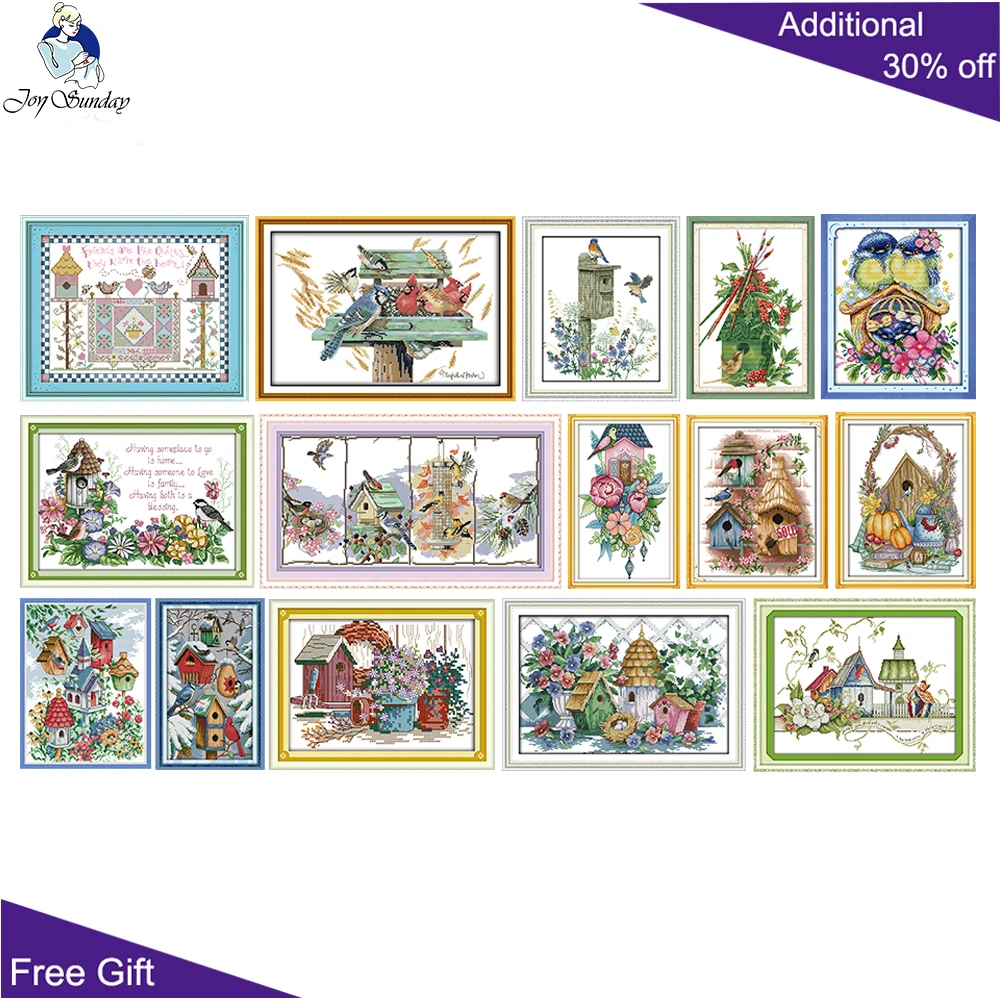 Joy Sunday Bird's Nest Home Decor C692D110D828D853DA047DA178DA518DA572DA574F190F655F852F931FA128J462 Bird's Home Cross Stitch
Joy Sunday Bird's Nest Home Decor C692D110D828D853DA047DA178DA518DA572DA574F190F655F852F931FA128J462 Bird's Home Cross Stitch