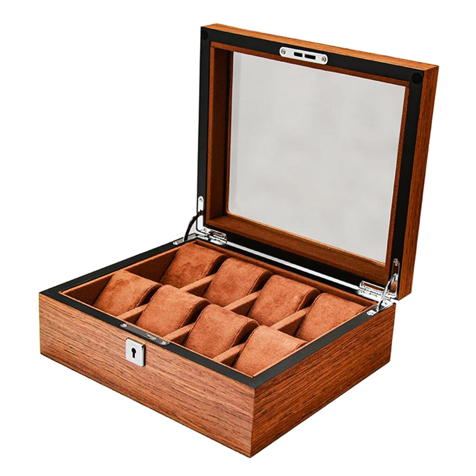 5/6/8/10/12/18 Slot Watch Box Display Case Organizerw/Glass Top Jewelry Storage 
5/6/8/10/12/18 Slot Watch Box Display Case Organizerw/Glass Top Jewelry Storage