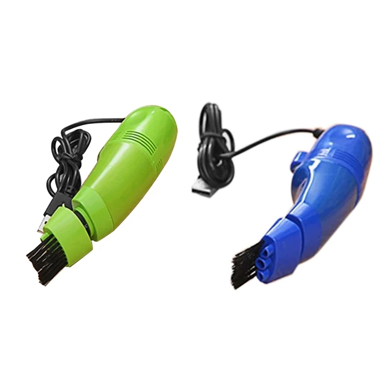 2X USB Computer Keyboard Vacuum Cleaner Mini Desktop Dust Sweeper Collector Handheld Table Cleaning Tool Green & Blue
2X USB Computer Keyboard Vacuum Cleaner Mini Desktop Dust Sweeper Collector Handheld Table Cleaning Tool Green & Blue