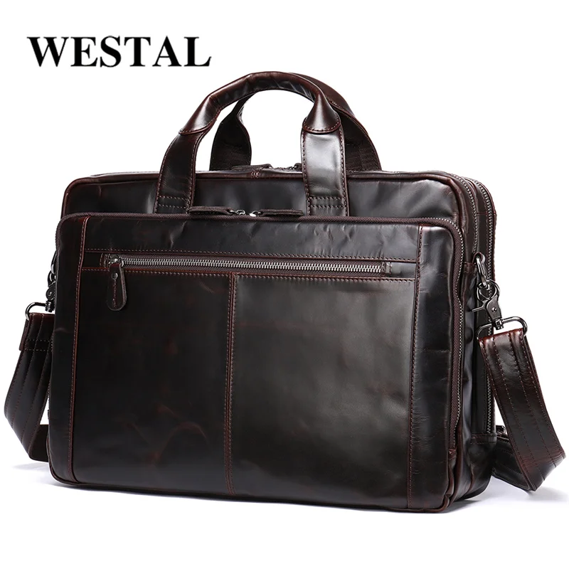 Портфель WESTAL из натуральной кожи мужской, сумка-мессенджер для ноутбука 14 дюймов, офисный деловой тоут из натуральной кожи, t 9027
Портфель WESTAL из натуральной кожи мужской, сумка-мессенджер для ноутбука 14 дюймов, офисный деловой тоут из натуральной кожи, t 9027