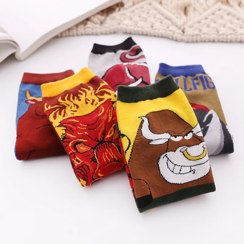 Women's Fashion Cartoon Socks Funny Personality Cow Animal Patterned Comfort Harajuku Running Fitness Men Casual Cotton Socks
Women's Fashion Cartoon Socks Funny Personality Cow Animal Patterned Comfort Harajuku Running Fitness Men Casual Cotton Socks