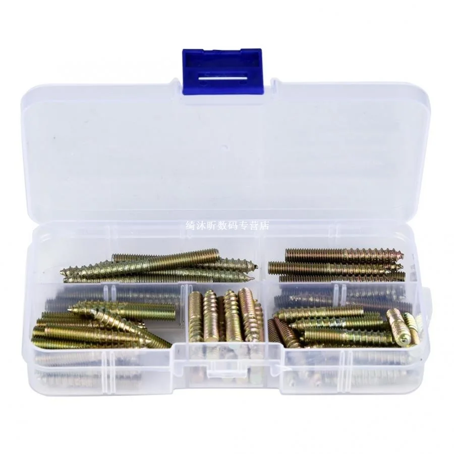 60pcs M8 Dowel Screw Woodworking Furniture Connector Double Ended Screw Hanger Bolt Dowel Screws 2019 New
60pcs M8 Dowel Screw Woodworking Furniture Connector Double Ended Screw Hanger Bolt Dowel Screws 2019 New
