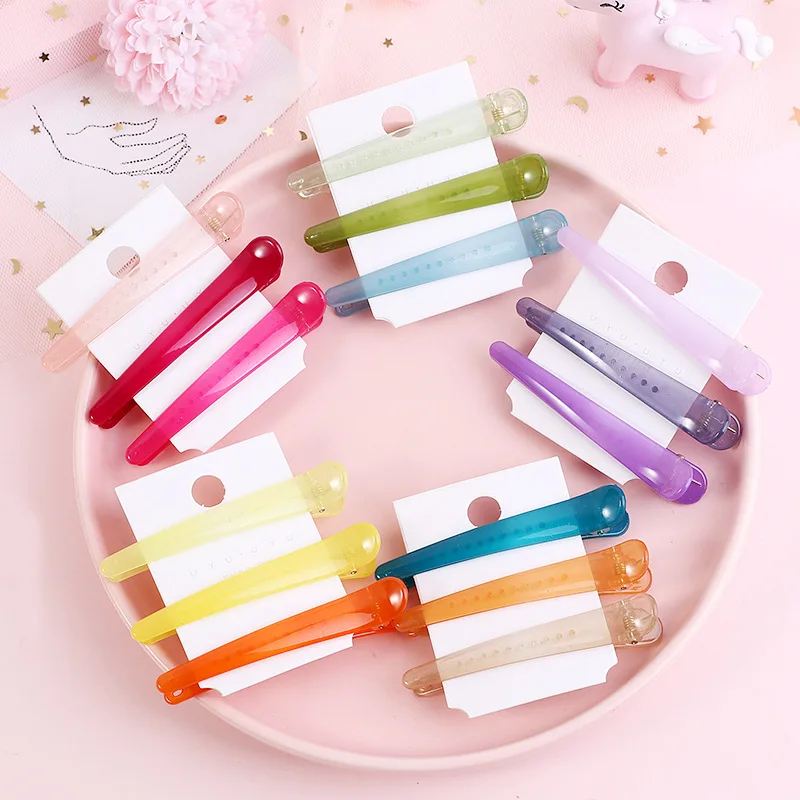 3pcs/set Jelly Color Needle Clip Duckbill Hair Clip Hairdressing Salon Hairpins Women Hair Accessories Headwear Barrette
3pcs/set Jelly Color Needle Clip Duckbill Hair Clip Hairdressing Salon Hairpins Women Hair Accessories Headwear Barrette