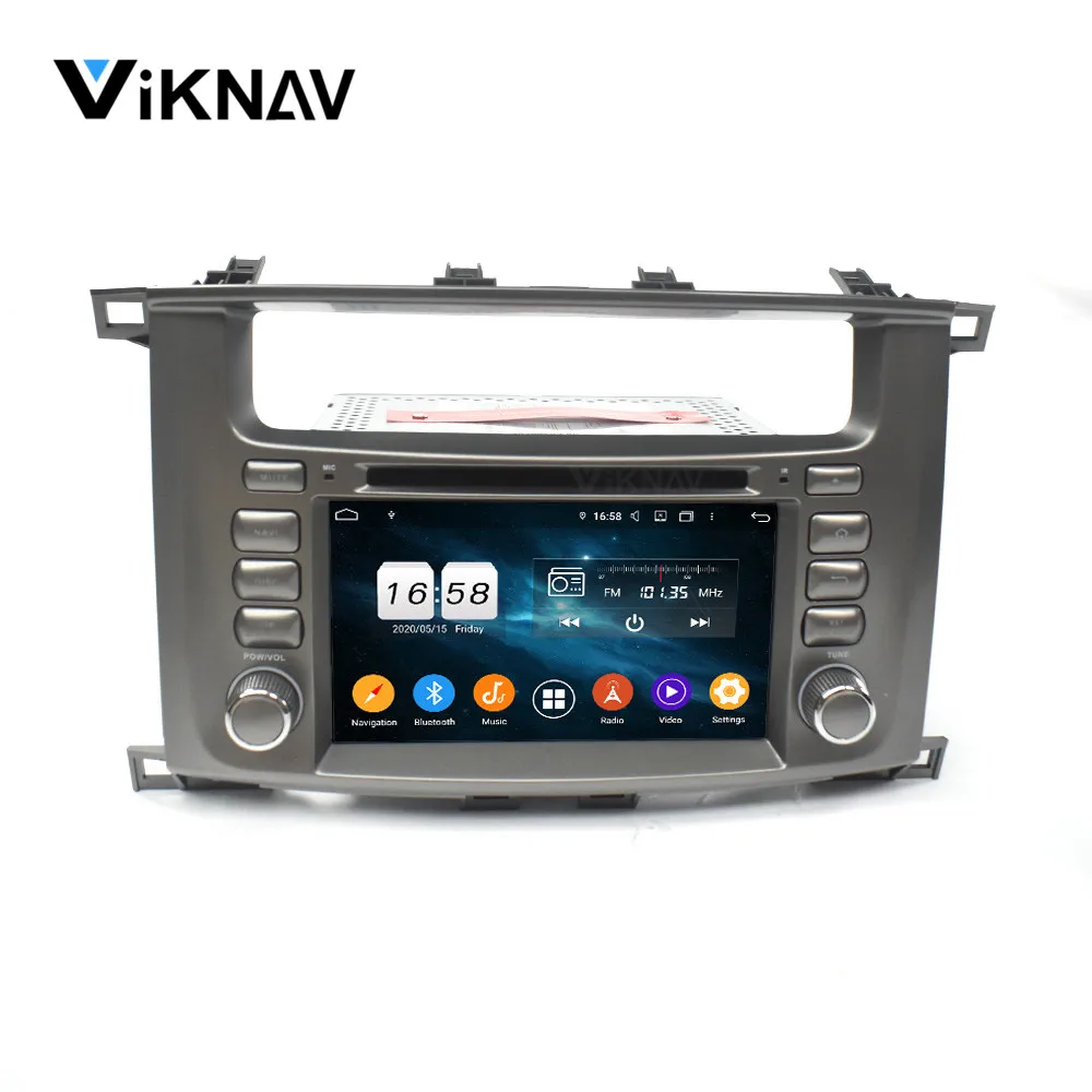 2DIN Android Car radio DVD player For Lander Cruiser 100 2003-2008 car stereo autoradio auto audio head unit GPS navigation
2DIN Android Car radio DVD player For Lander Cruiser 100 2003-2008 car stereo autoradio auto audio head unit GPS navigation