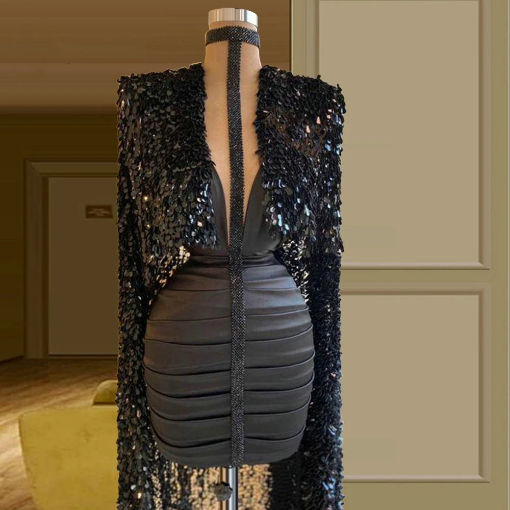 YILIBER Evening dresses 2021 vintage vlack pearls long sleeves evening gowns beading prom dresses for women short dresses
YILIBER Evening dresses 2021 vintage vlack pearls long sleeves evening gowns beading prom dresses for women short dresses
