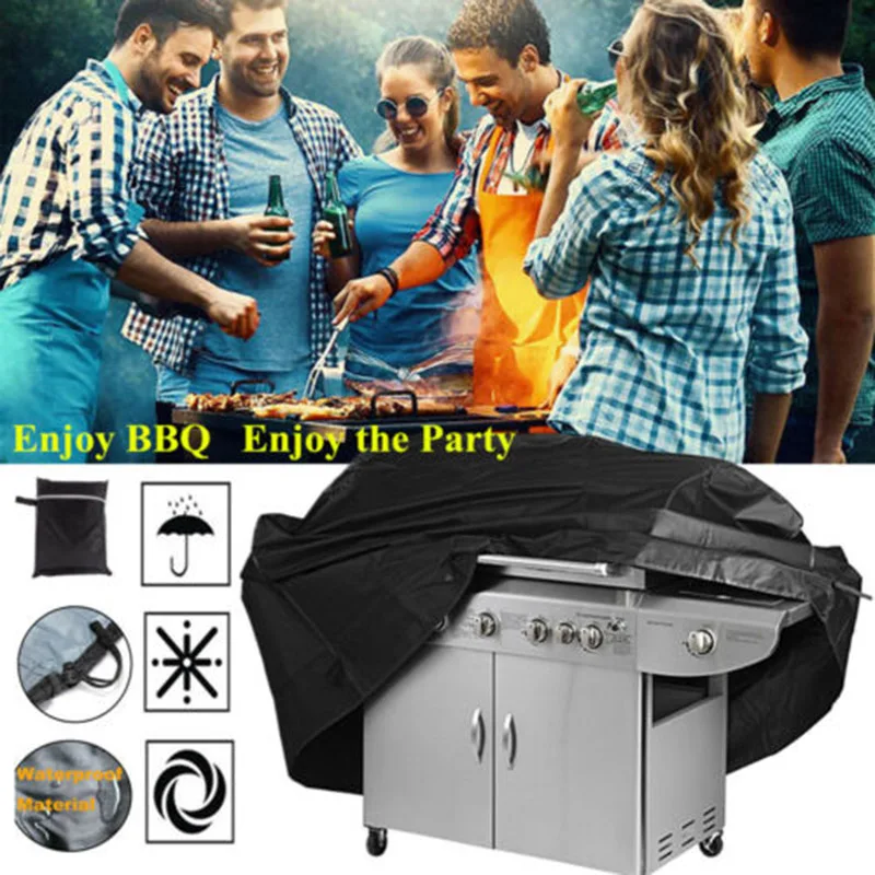 BBQ Cover Waterproof Barbecue Covers Garden Patio Grill Protectors Multifunctional DC156
BBQ Cover Waterproof Barbecue Covers Garden Patio Grill Protectors Multifunctional DC156