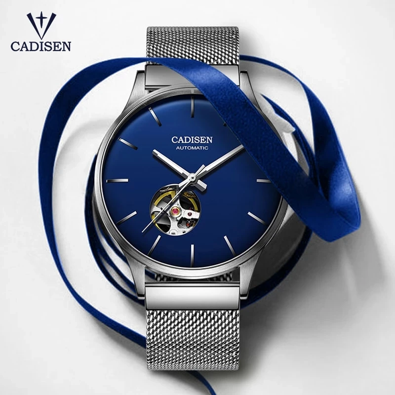 CADISEN Men's Mechanical Wristwatch 41MM Stainless Steel Luminous Hollow Dial Top Brand Luxury Automatic Watch Waterproof Clock
CADISEN Men's Mechanical Wristwatch 41MM Stainless Steel Luminous Hollow Dial Top Brand Luxury Automatic Watch Waterproof Clock