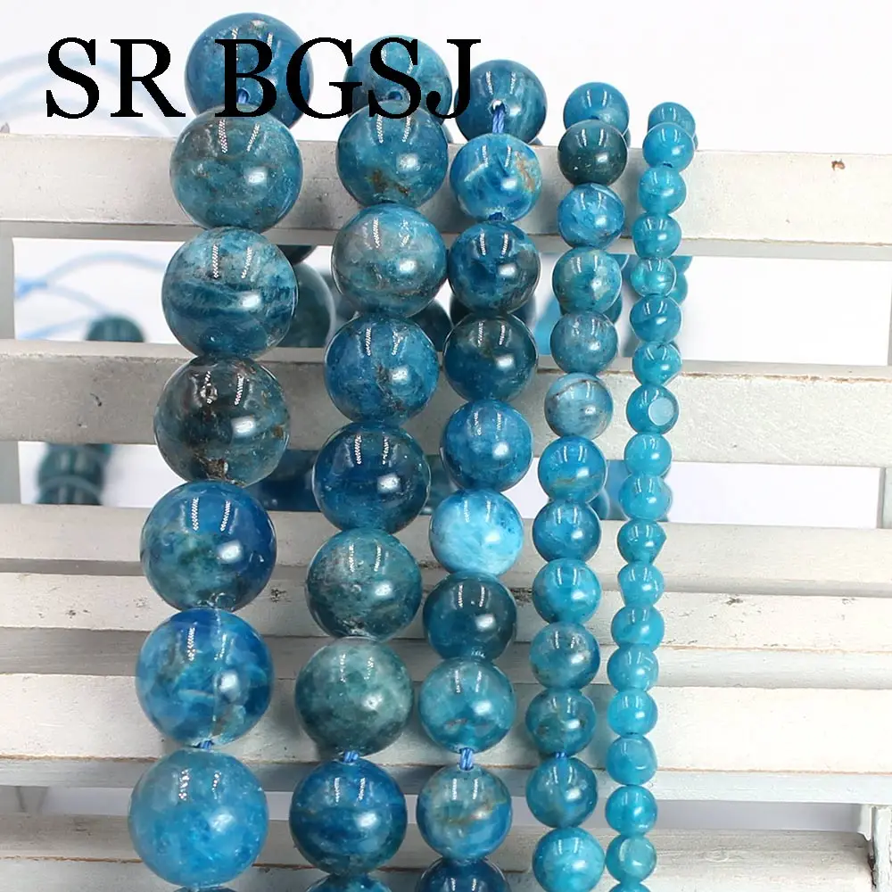 Free Shipping 4-12mm Round Natural Blue Apatite Gems Stone DIY Handwork Spacer Beads 15"
Free Shipping 4-12mm Round Natural Blue Apatite Gems Stone DIY Handwork Spacer Beads 15"