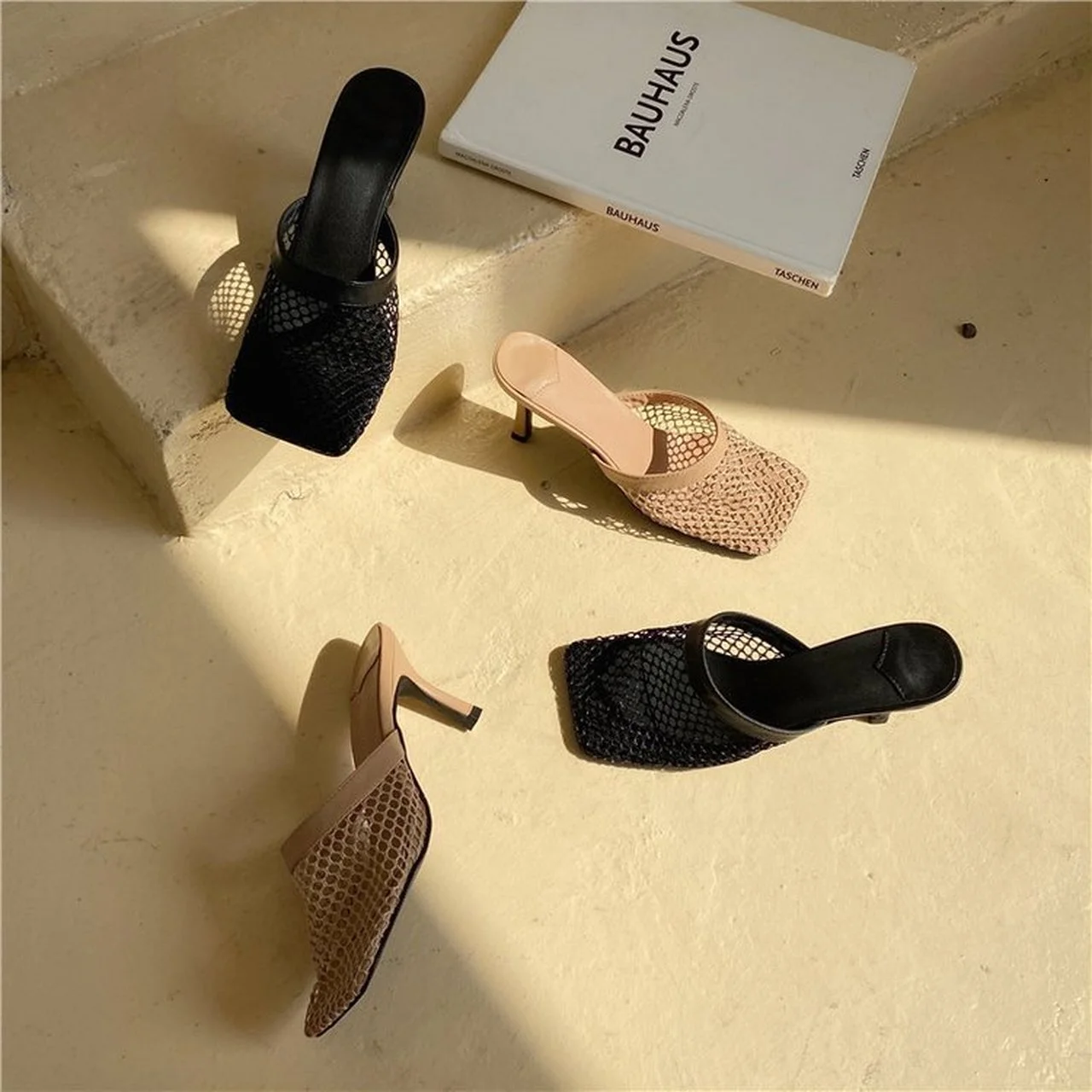 shallow mouth sandals hollow breathable mesh thin women's high heels slippers summer retro square toe Muller women's shoes 2022
shallow mouth sandals hollow breathable mesh thin women's high heels slippers summer retro square toe Muller women's shoes 2022