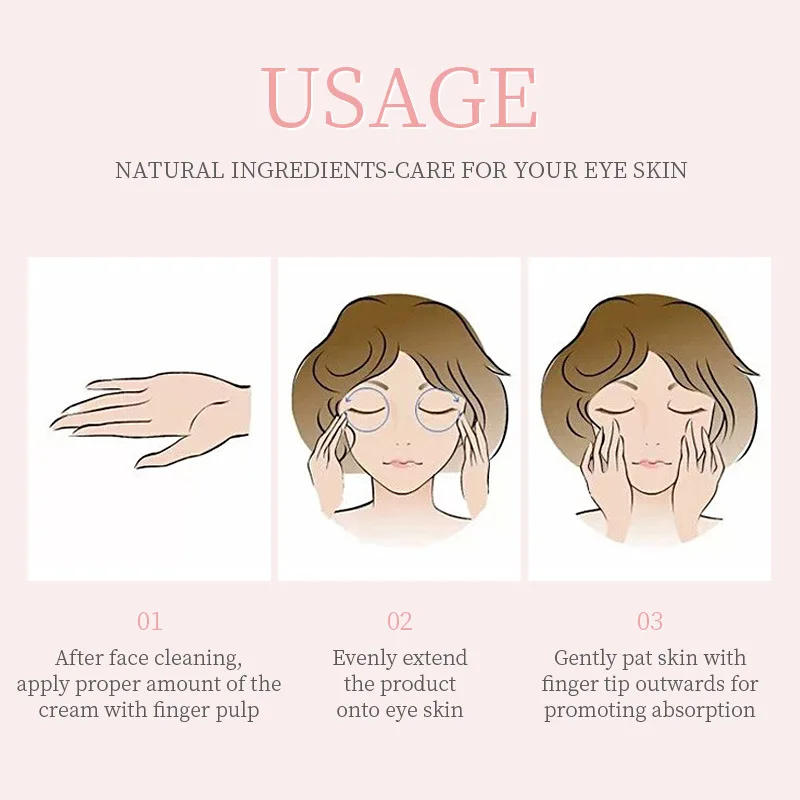 Cherry Blossom Essence Eye Cream 15G Moisturizing Skin Care Products Fade Eye Lines Remove Dark Circles
Cherry Blossom Essence Eye Cream 15G Moisturizing Skin Care Products Fade Eye Lines Remove Dark Circles