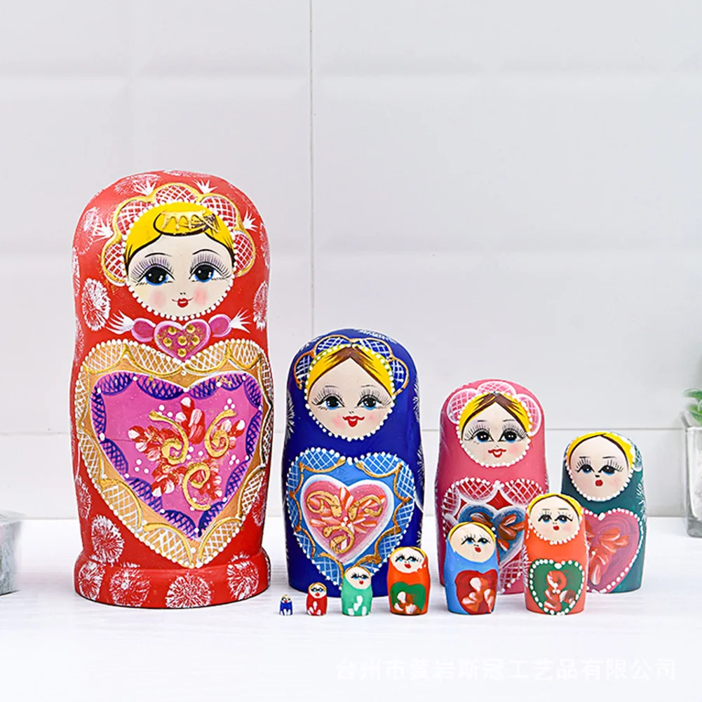 10 Layers Lovely Baby Wooden Handmade Painted Toys Russian Nesting Dolls Matryoshka Dolls Handmade Hand-painted Arts Crafts 
10 Layers Lovely Baby Wooden Handmade Painted Toys Russian Nesting Dolls Matryoshka Dolls Handmade Hand-painted Arts Crafts