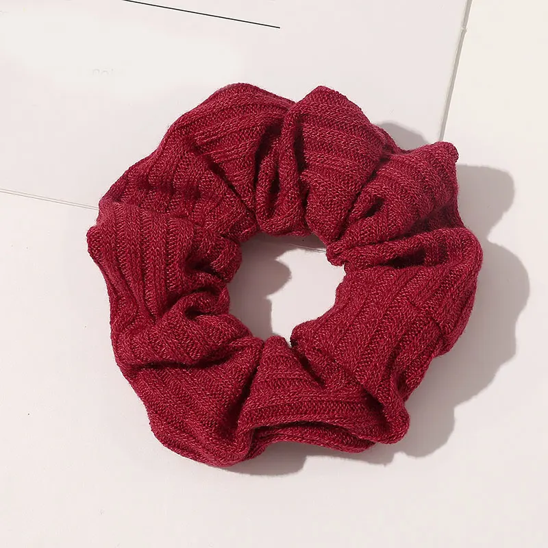Korean Hot Hair Accessories Striped Scrunchies Elastic Hair Bands Soft Hair Rope Ponytail Holder Knitted Hair Tie Solid Knitting
Korean Hot Hair Accessories Striped Scrunchies Elastic Hair Bands Soft Hair Rope Ponytail Holder Knitted Hair Tie Solid Knitting
