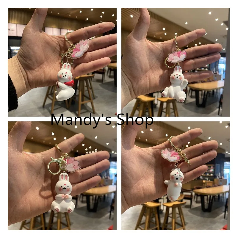 Creative Acrylic Cartoon Animal Key Chain Cherry Blossom Rabbit Cute Hanging Ornaments Key Ring a Key Chain For Good Luck
Creative Acrylic Cartoon Animal Key Chain Cherry Blossom Rabbit Cute Hanging Ornaments Key Ring a Key Chain For Good Luck