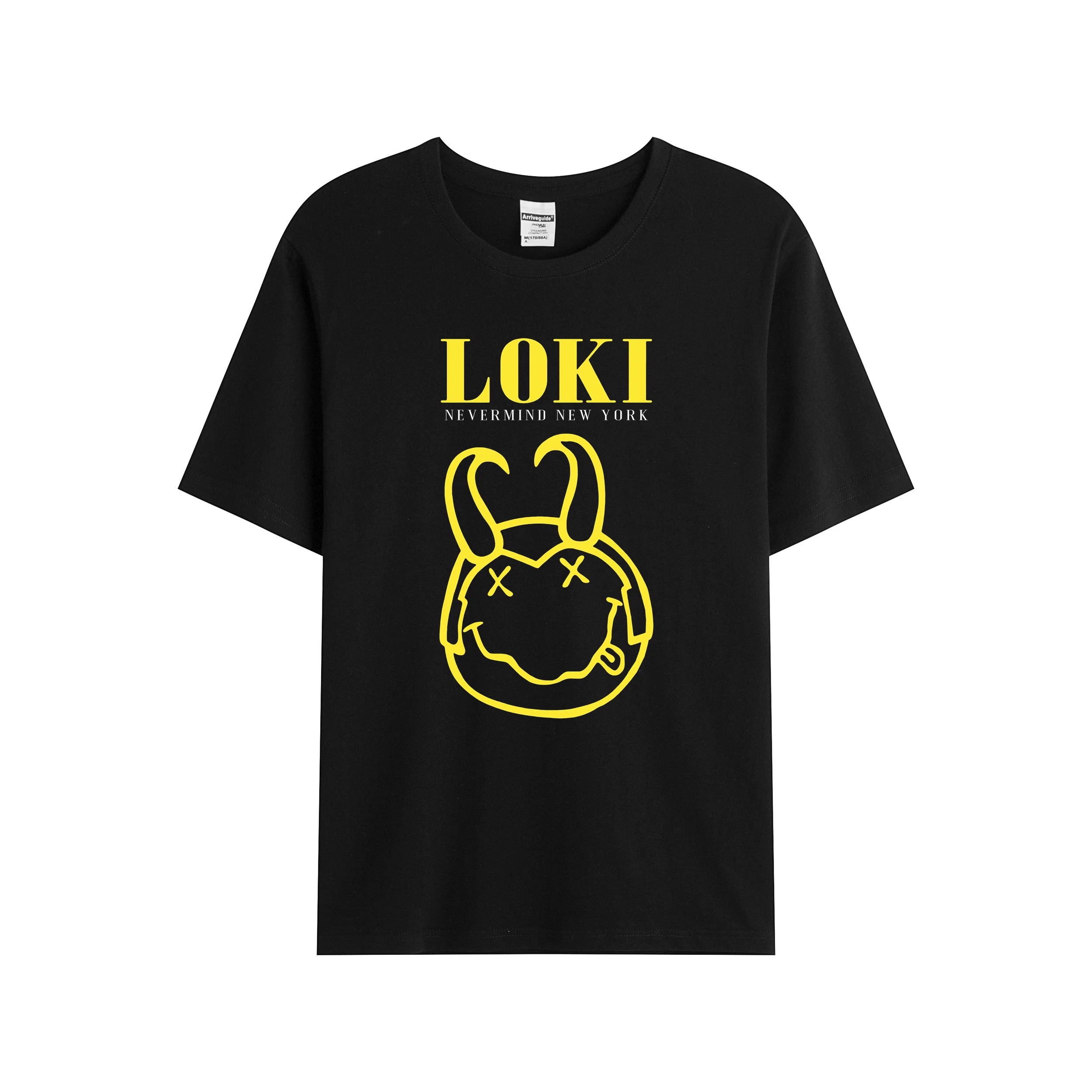 2021 Men/Women's Summer Black Street Fashion Hip Hop Loki Nevermind New York T-shirt Cotton Tees Short Sleeve Tops
2021 Men/Women's Summer Black Street Fashion Hip Hop Loki Nevermind New York T-shirt Cotton Tees Short Sleeve Tops