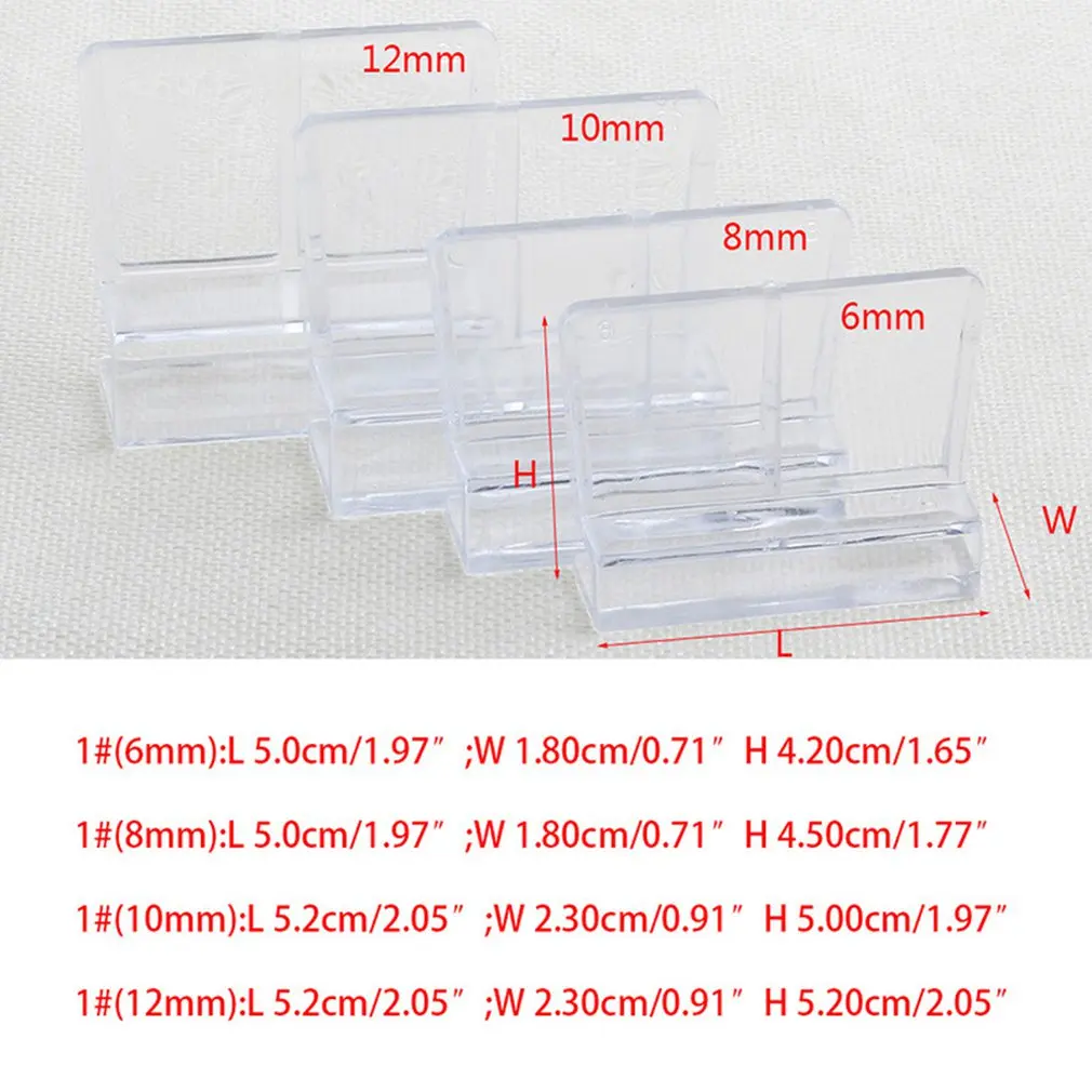 1PC Good Quality 6mm Acrylic Fish Tank Glass Clip Aquarium Shelf Lamp Bracket Rack Support Holder Fixed Cover Filter
1PC Good Quality 6mm Acrylic Fish Tank Glass Clip Aquarium Shelf Lamp Bracket Rack Support Holder Fixed Cover Filter