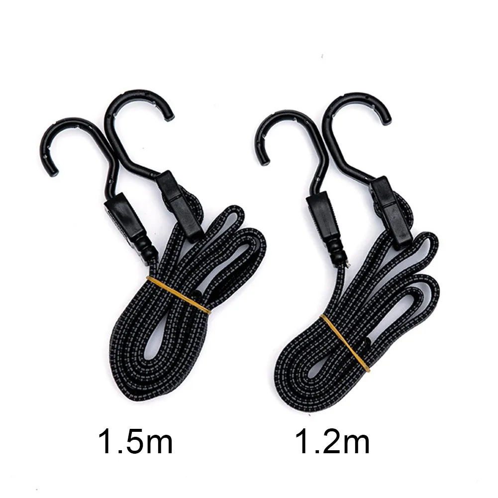 2pcs 1.2 /1.5m Heavy Duty Elastic Bungee Shock Cord Strap Hook Car Luggage Tent Kayak Boat Canoe Bikes Stretch Rope Tie Mutitool
2pcs 1.2 /1.5m Heavy Duty Elastic Bungee Shock Cord Strap Hook Car Luggage Tent Kayak Boat Canoe Bikes Stretch Rope Tie Mutitool
