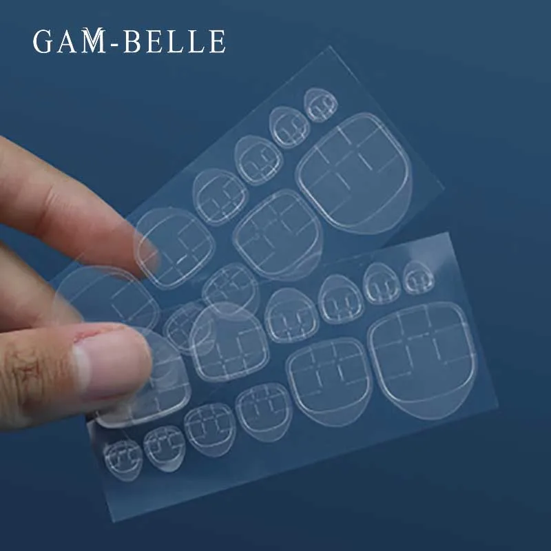 GAM-BELLE 5 Sheet Transparent Nail Glue Sticker Waterproof Long-lasting Double Sided Adhesive Tape False Nail Extension Tool
GAM-BELLE 5 Sheet Transparent Nail Glue Sticker Waterproof Long-lasting Double Sided Adhesive Tape False Nail Extension Tool