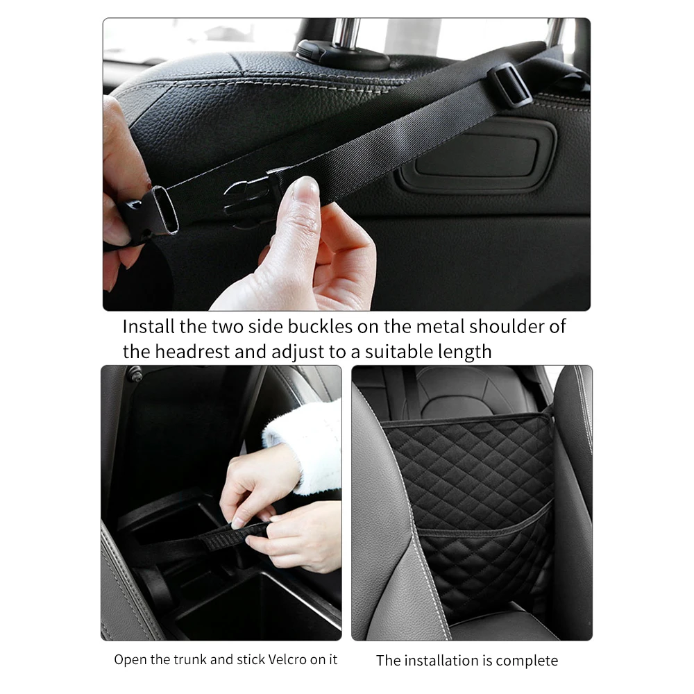 AOZBZ Universal Car Organizer PU Leather Multifunctional Hanging Storage Bag Wide Applicability For Vehicles Car Interior
AOZBZ Universal Car Organizer PU Leather Multifunctional Hanging Storage Bag Wide Applicability For Vehicles Car Interior