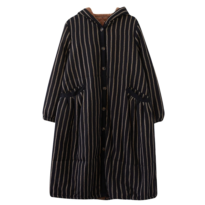 2021 Quilted Padded Jacket Women's Winter Coats Loose Large Size Stripes Mid-length Warm Hooded Padded Jacket Windbreaker F936
2021 Quilted Padded Jacket Women's Winter Coats Loose Large Size Stripes Mid-length Warm Hooded Padded Jacket Windbreaker F936
