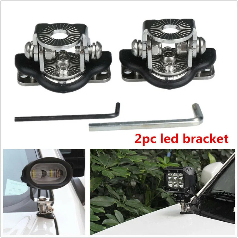 2pcs Universal Car Tuning Offroad Truck Led Work Light Bar Auto Mount Bracket Holder 304 Stainless Steel Car Decor Accessories
2pcs Universal Car Tuning Offroad Truck Led Work Light Bar Auto Mount Bracket Holder 304 Stainless Steel Car Decor Accessories