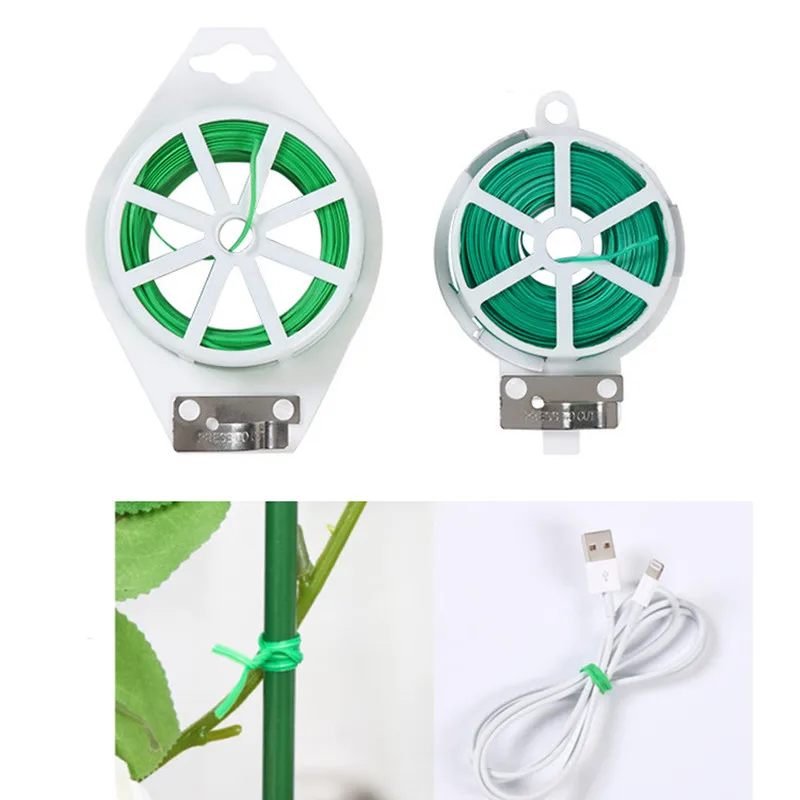 Garden Plant Twist Tie with Cutter,Green Coated Garden Plant Ties for Gardening, Home, Office Cable Ties Cable Organizer
Garden Plant Twist Tie with Cutter,Green Coated Garden Plant Ties for Gardening, Home, Office Cable Ties Cable Organizer