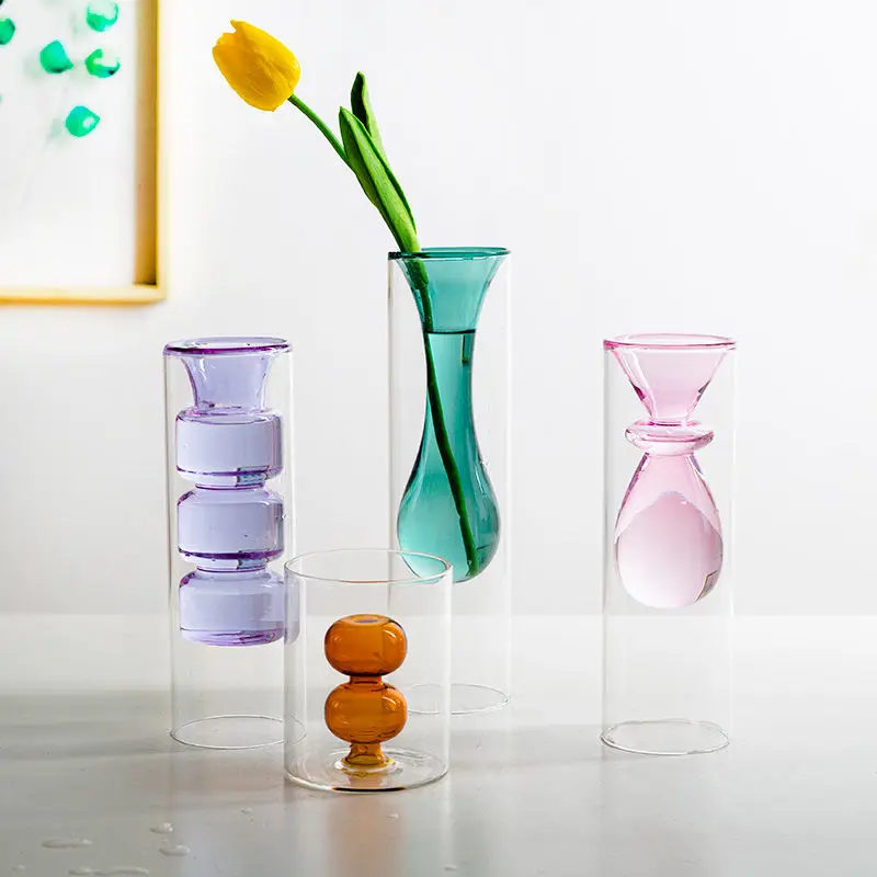 European Style Home Decoration Vase Room Decoration Flower Pot Glass Hydroponic Flower Arrangement Container Wedding Decoration
European Style Home Decoration Vase Room Decoration Flower Pot Glass Hydroponic Flower Arrangement Container Wedding Decoration