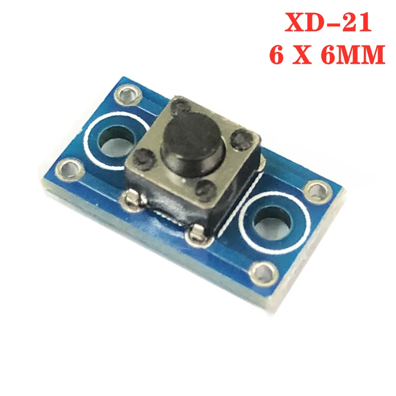 XD 21 6x6 мм кнопочный модуль тактовая кнопка печатной платы Размер: 16 (мм) x 9