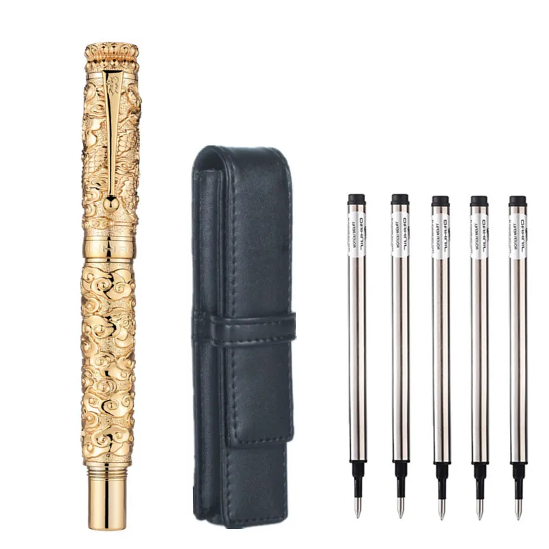 Гелевая ручка MONTE MOUNT Jinhao золотая 
Гелевая ручка MONTE MOUNT Jinhao золотая