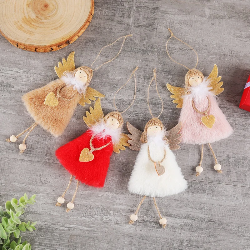New Christmas Decoration Pendant Christmas Cute Love Plush Feather Angel Christmas Tree Creative Pendant
New Christmas Decoration Pendant Christmas Cute Love Plush Feather Angel Christmas Tree Creative Pendant