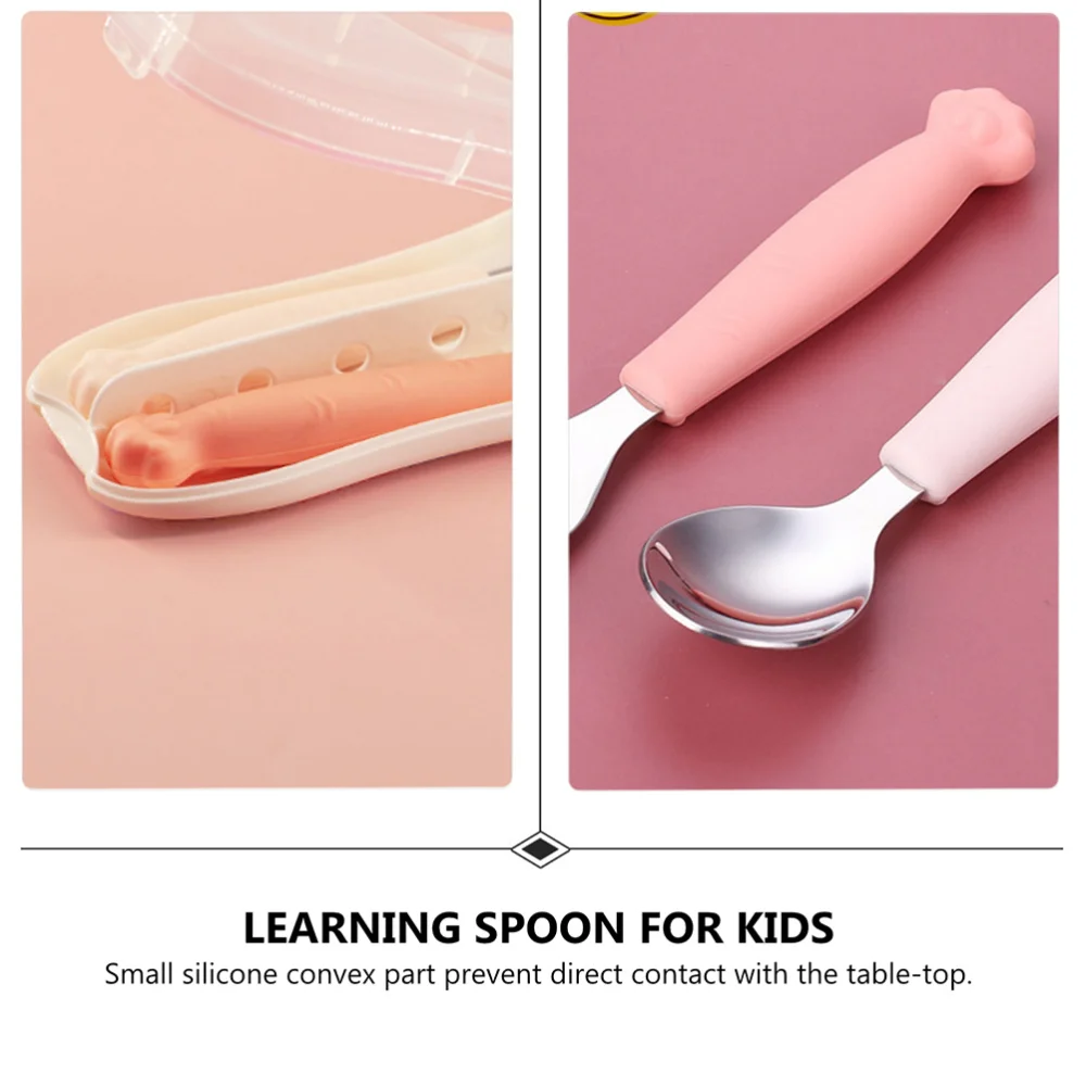 1 Set Supplementary Food Tableware Stainless Steel Spoon Fork for Kids Toddlers
1 Set Supplementary Food Tableware Stainless Steel Spoon Fork for Kids Toddlers