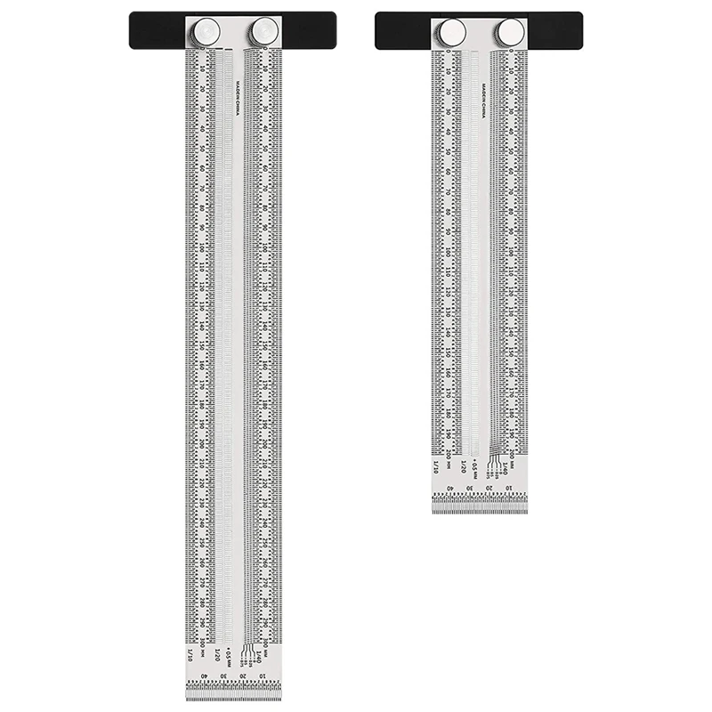 200mm and 300mm High-Precision T Square Ruler, Ultra Precision Marking Ruler, Stainless Steel T Type Hole Ruler
200mm and 300mm High-Precision T Square Ruler, Ultra Precision Marking Ruler, Stainless Steel T Type Hole Ruler