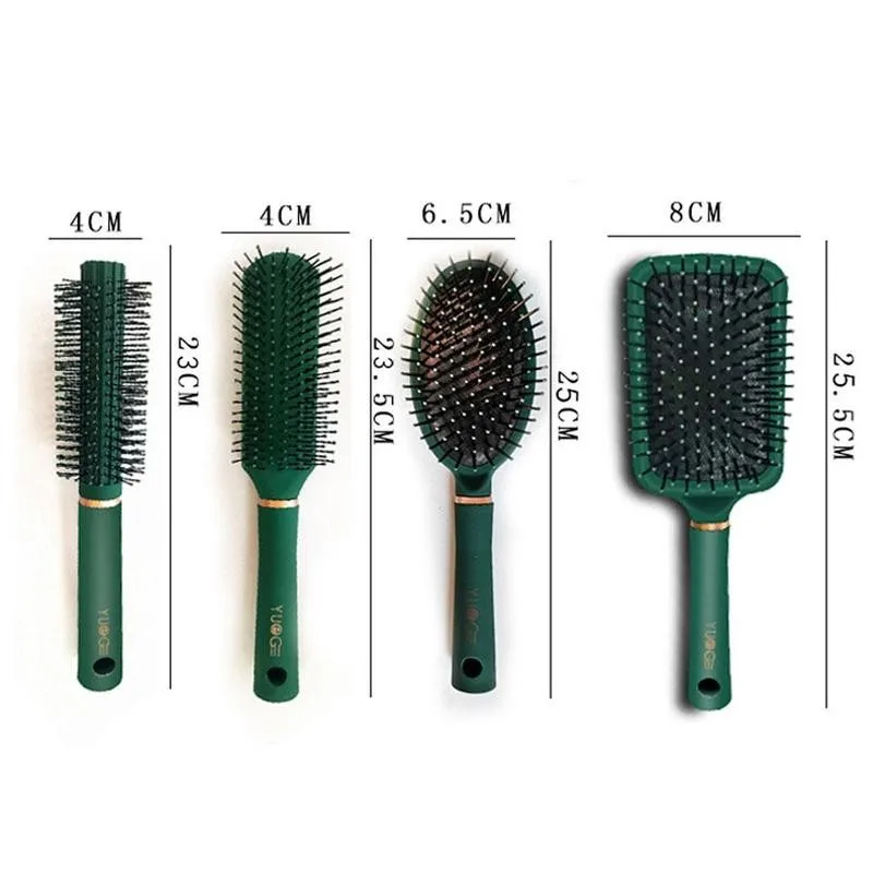 Massage Airbag Comb Wet & Dryer Hair Air Bag Combs Brushes Retro Dark Green Women Curly Detangling Brush Girls Smooth Hairbrush 
Massage Airbag Comb Wet & Dryer Hair Air Bag Combs Brushes Retro Dark Green Women Curly Detangling Brush Girls Smooth Hairbrush