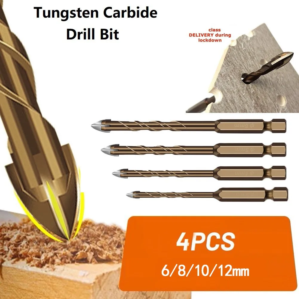 1/4PCS Cross Hex Tile Drill Bits Set 3-12mm Glass Ceramic Marble Concrete Drilling Bit Hole Opener Woodworking Tools
1/4PCS Cross Hex Tile Drill Bits Set 3-12mm Glass Ceramic Marble Concrete Drilling Bit Hole Opener Woodworking Tools