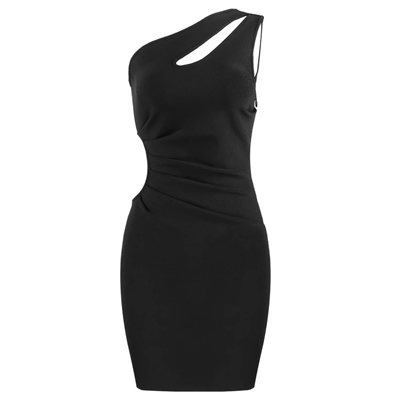 2020 New sexy Women black one - shoulder off shoulder sleeveless dress Celebrity Party Bodycon Bandage Dresses High Quality
2020 New sexy Women black one - shoulder off shoulder sleeveless dress Celebrity Party Bodycon Bandage Dresses High Quality