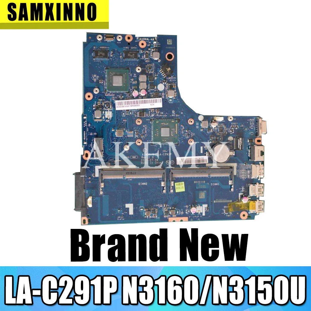 

New Mainboard For Lenovo Ideapad B51-30 Laptop Motherboard AIWBO/B1 LA-C291P N3160 N3150 CPU 4 cores
