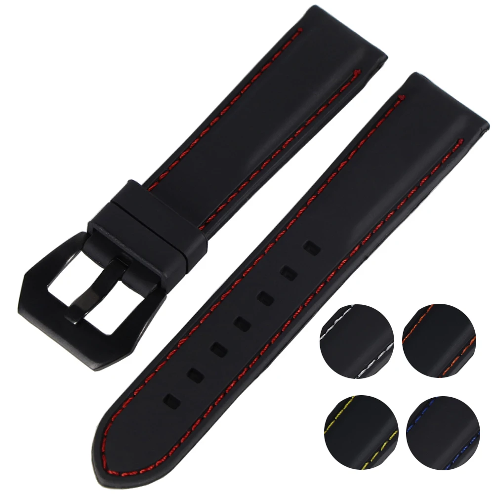 Generic Watchband Silicone Rubber Watch Strap Bands Waterproof 18mm 20mm 22mm 24mm 26mm Watches Belt 
Generic Watchband Silicone Rubber Watch Strap Bands Waterproof 18mm 20mm 22mm 24mm 26mm Watches Belt