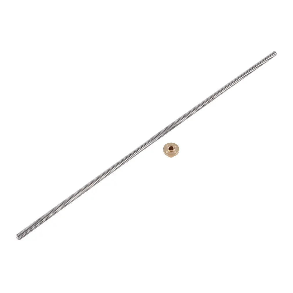 T8 Lead Screw 3D Printer Parts 250 300 350 400 500 mm Leadscrew Parts Trapezoidal Rods Nuts for Reprap 3D Printer THSL-300-8D
T8 Lead Screw 3D Printer Parts 250 300 350 400 500 mm Leadscrew Parts Trapezoidal Rods Nuts for Reprap 3D Printer THSL-300-8D