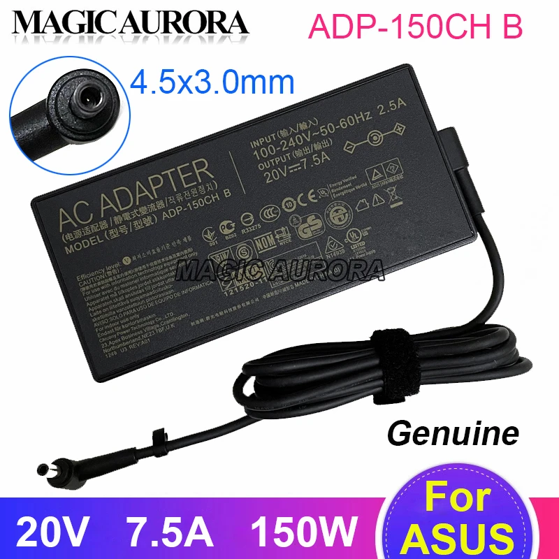 Новый адаптер переменного тока для ASUS TUF GAMING A17 FA706II_FX ADP-150CH F571GT X571G
Новый адаптер переменного тока для ASUS TUF GAMING A17 FA706II_FX ADP-150CH F571GT X571G