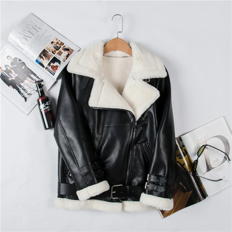 Women's Jacket Bomber Jackets 2021 Casual Solid Outerwear Female Fashion Thick Coats Women Leather Jacket Winter Warm Overcoats
Women's Jacket Bomber Jackets 2021 Casual Solid Outerwear Female Fashion Thick Coats Women Leather Jacket Winter Warm Overcoats