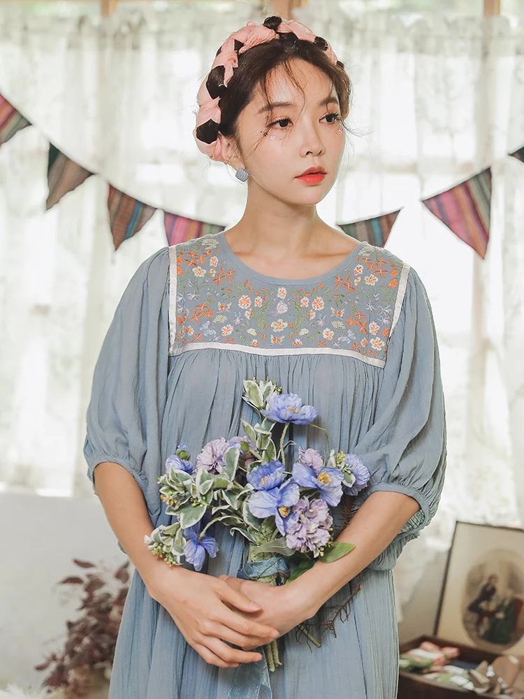 Plus Size Loose Midi Nightdress Women 2021 Summer Thin Fairy Style Sleeping Dress Cute Sweet Palace Soft Casual Nighty Girls New
Plus Size Loose Midi Nightdress Women 2021 Summer Thin Fairy Style Sleeping Dress Cute Sweet Palace Soft Casual Nighty Girls New