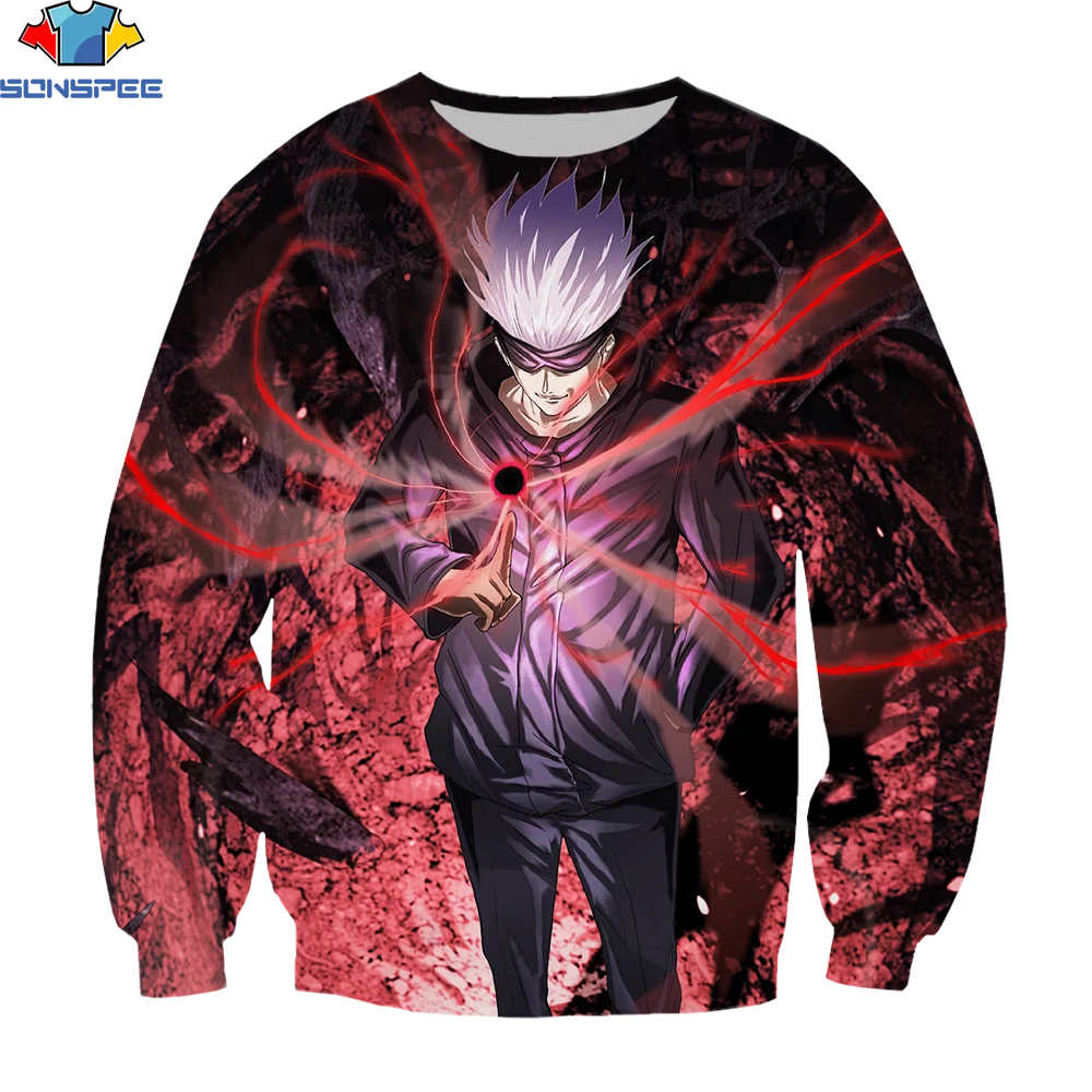 SONSPEE 3D Popular Jujutsu Kaisen Japanese Anime Sweatshirt New Men Women Hoodies Print Sleeve Fashion Top O-Neck Pullove Tops
SONSPEE 3D Popular Jujutsu Kaisen Japanese Anime Sweatshirt New Men Women Hoodies Print Sleeve Fashion Top O-Neck Pullove Tops
