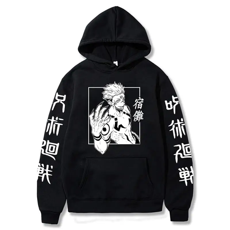Japanese Anime Funny Sukuna Hoodies Japan Style Jujutsu Kaisen Sweatshirts Streetwear for Women/men Harajuku Tops
Japanese Anime Funny Sukuna Hoodies Japan Style Jujutsu Kaisen Sweatshirts Streetwear for Women/men Harajuku Tops