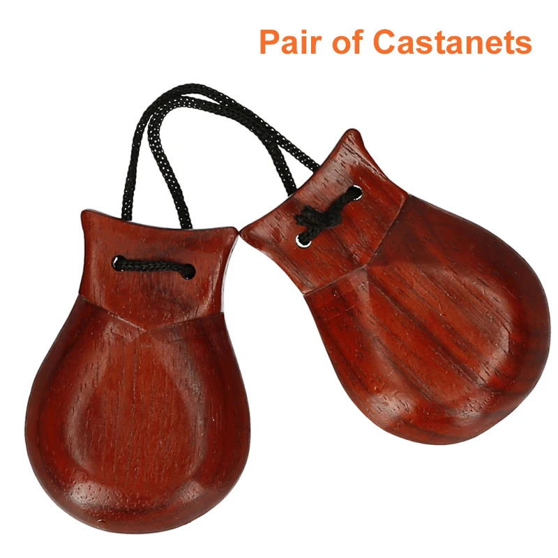 1 Pairs of Castanets Wooden Hand Castanet Finger Clappers Clicker Small Percussion Musical Instruments Brown & Wooden
1 Pairs of Castanets Wooden Hand Castanet Finger Clappers Clicker Small Percussion Musical Instruments Brown & Wooden