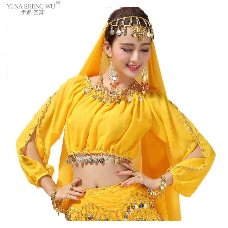 New Hot Selling Sequins Long sleeve Cheap Sale Sexy Top Belly Dance top for Women 6 Colors Available Bellydance Performance Suit
New Hot Selling Sequins Long sleeve Cheap Sale Sexy Top Belly Dance top for Women 6 Colors Available Bellydance Performance Suit
