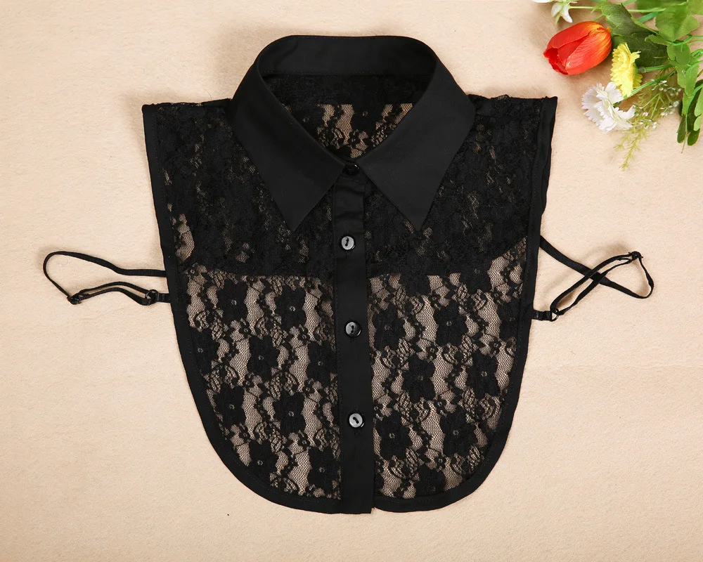 Premium Quality New Women black white Pure Color Lace Detachable Lapel Choker Necklace Shirt Fake False Collar Tops
Premium Quality New Women black white Pure Color Lace Detachable Lapel Choker Necklace Shirt Fake False Collar Tops