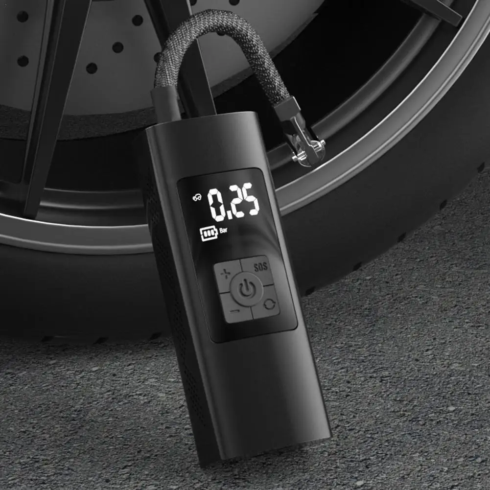 Rechargeable Air Pump Tire Inflator Cordless Mini Portable Compressor Digital Car Tyre Pump for Bicycle Tires Balls
Rechargeable Air Pump Tire Inflator Cordless Mini Portable Compressor Digital Car Tyre Pump for Bicycle Tires Balls