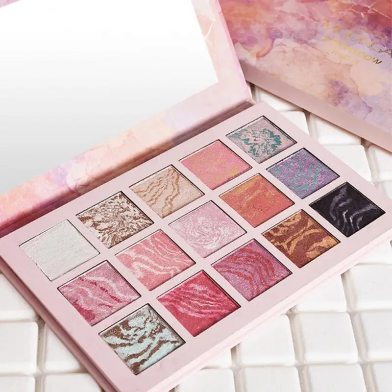15 Colors Pork Belly Marble Eyeshadow Palette Waterproof Lasting Easy To Wear Matte Shimmer Eye Makeup Powder Pigment TSLM2
15 Colors Pork Belly Marble Eyeshadow Palette Waterproof Lasting Easy To Wear Matte Shimmer Eye Makeup Powder Pigment TSLM2